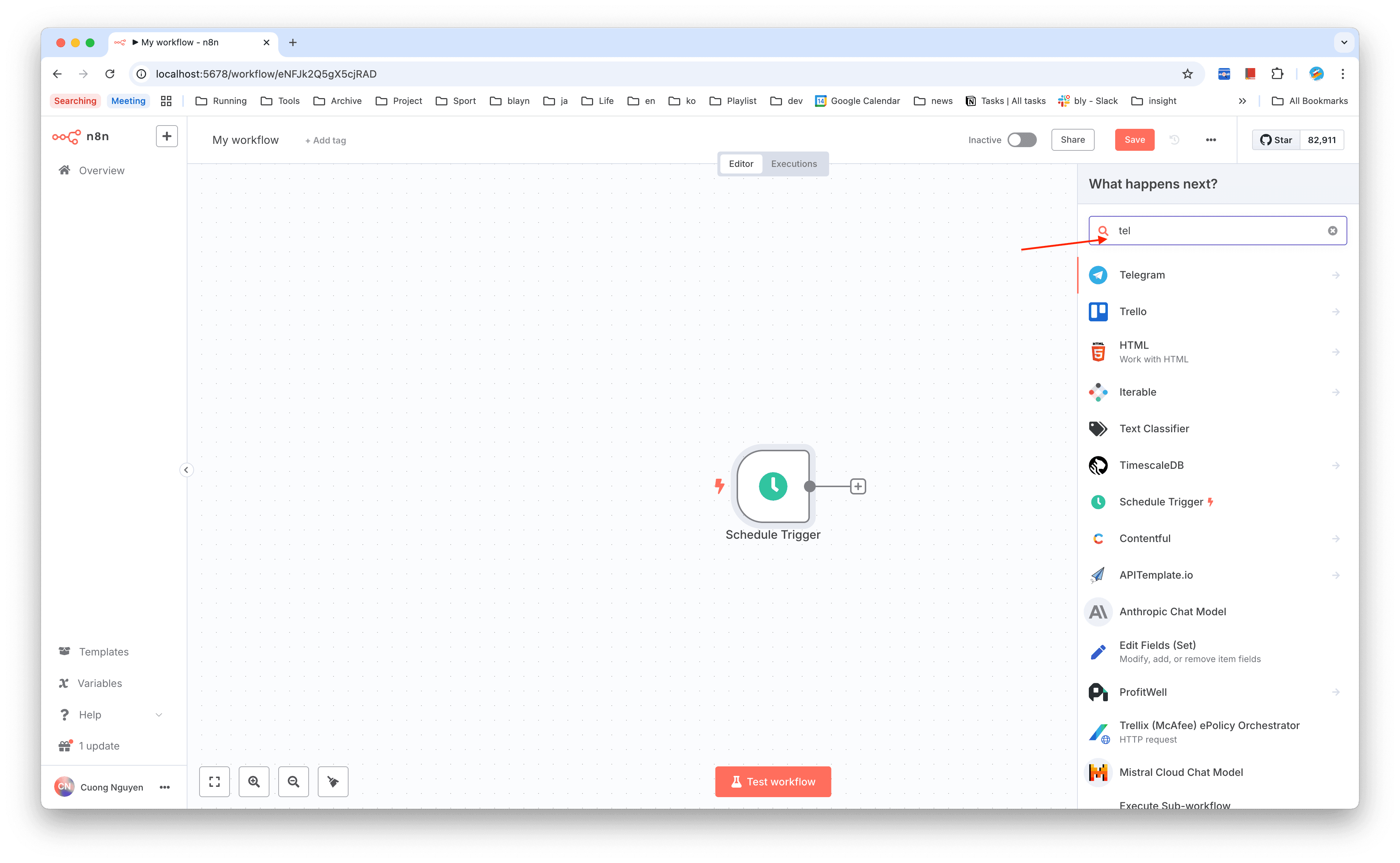 Select-tele-node