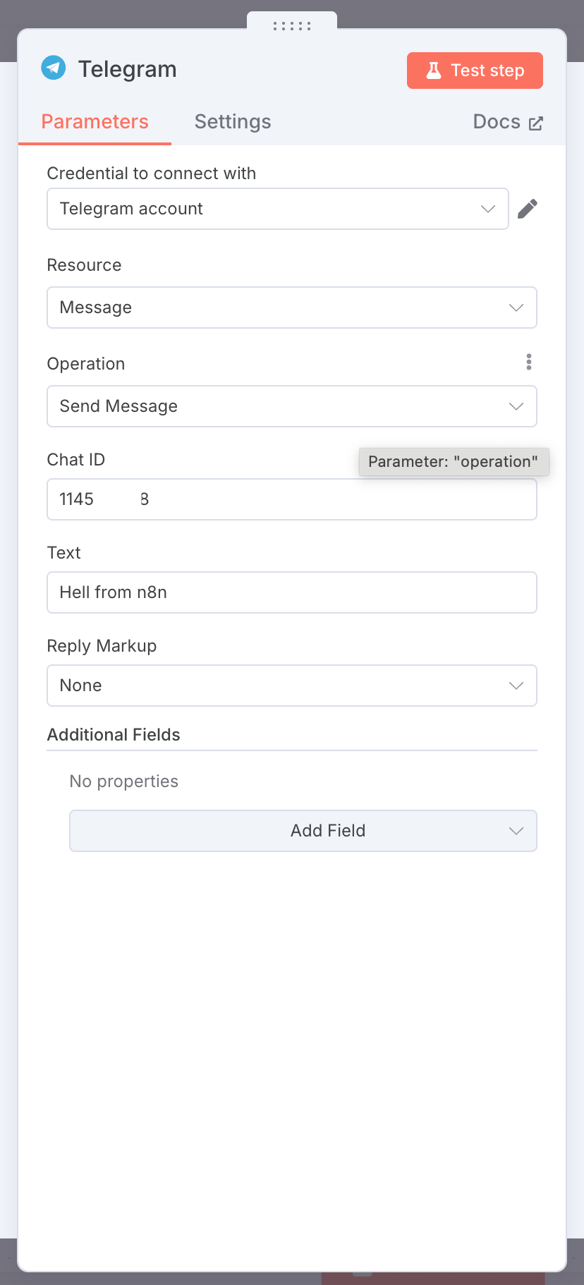 Setting-Message